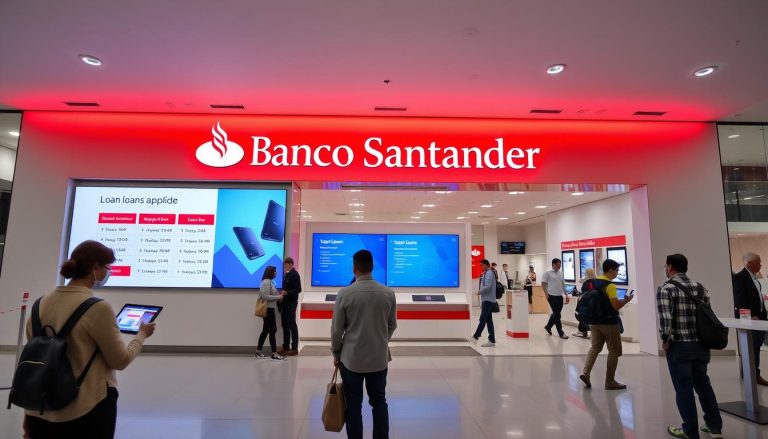 dinero rápido, Banco Santander, solicitar préstamo, crédito fácil