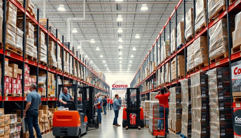 almacén, auxiliar, Costco, equipo, vacante