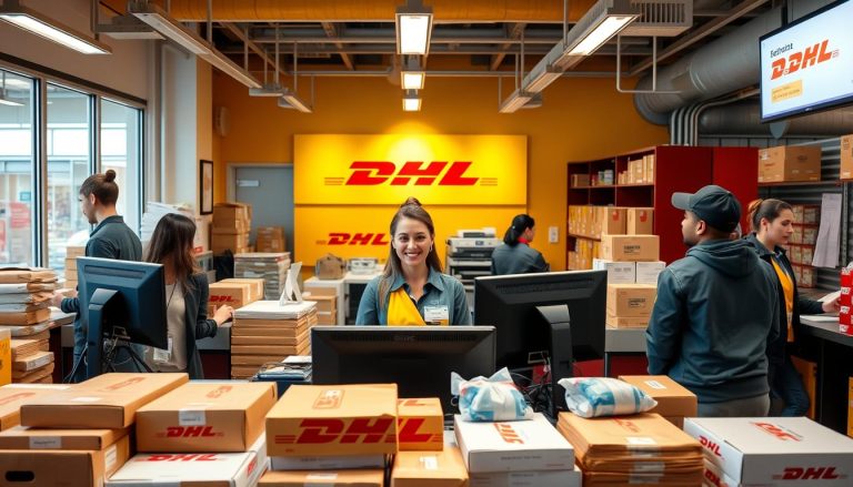 cajero, DHL, vacante, equipo, aplicación