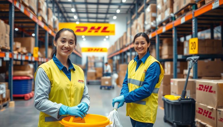 limpieza, vacante, DHL, contratación, trabajo